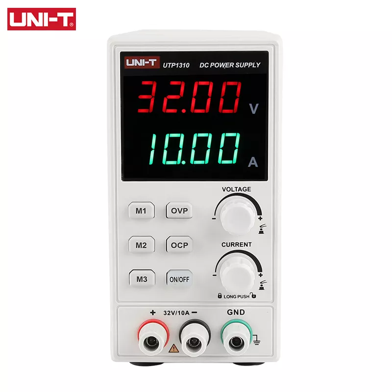 UNI-T UTP1310 DC Lab Power Supply 32V 10A Current Adjustable 4 Digits Display AC 110V/220V Voltage Regulator For Phone Repair