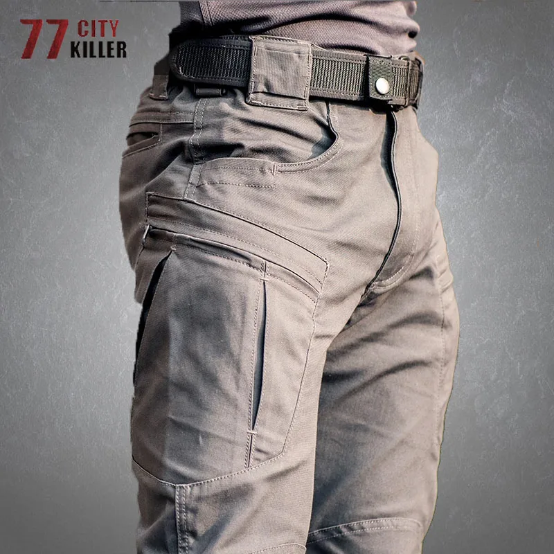 Tactical Pants Men Waterproof Wear-resistant SWAT Combat Military Trousers Male Multi-Pockets Climbing Joggers Mens Cargo Pants