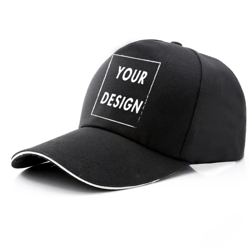 Custom Hat Baseball Cap Add Your Design Print Logo Text Photo Black Khaki Customize Caps for Men Women