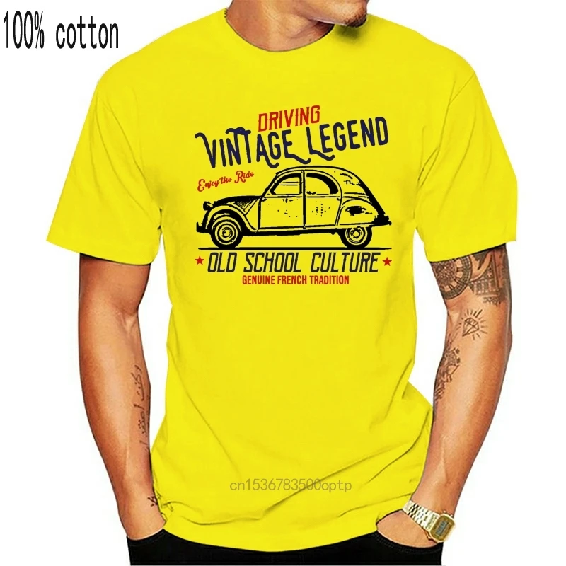 Fashion 2020 Top Tee Mens VINTAGE FRENCH CAR 2CV NEW COTTON T-SHIRT Print T Shirt