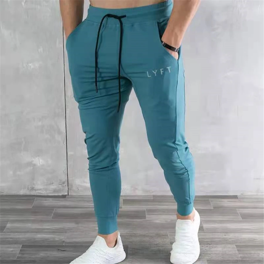 New Men Homme Streetwear Jogger Fitness Bodybuilding Hombre Sweatpants Trousers Men