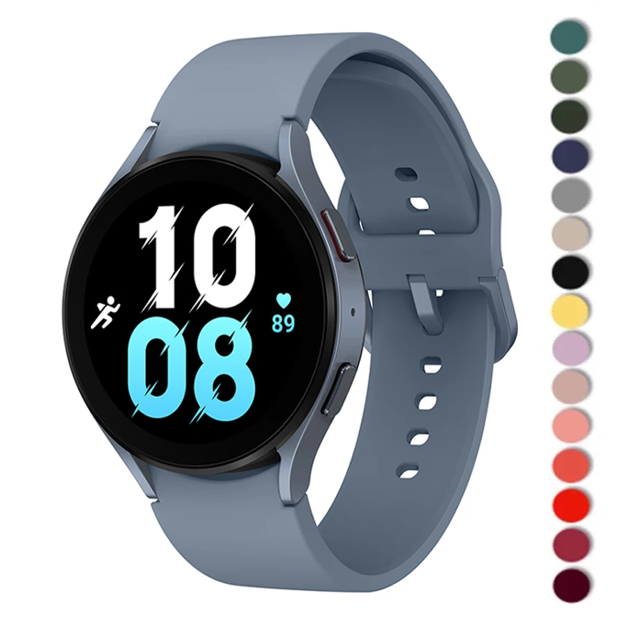 Silicone Strap For Samsung Galaxy Watch 7 6 5 4 44mm 40mm pro 45mm Sport 20mm Watchband Bracelet Galaxy Watch6 Classic 43mm 47mm