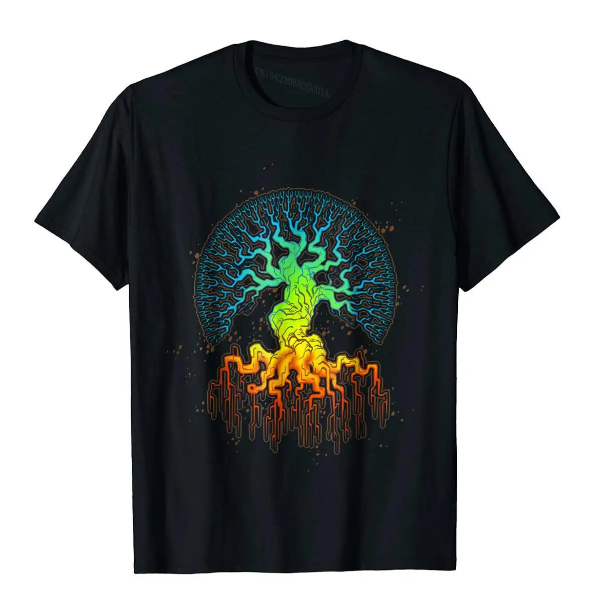 Shirt.Woot Fractal Tree Of Life T-Shirt Rife Man Tops Shirt Leisure T Shirt Kawaii Men Clothing Cotton Beach