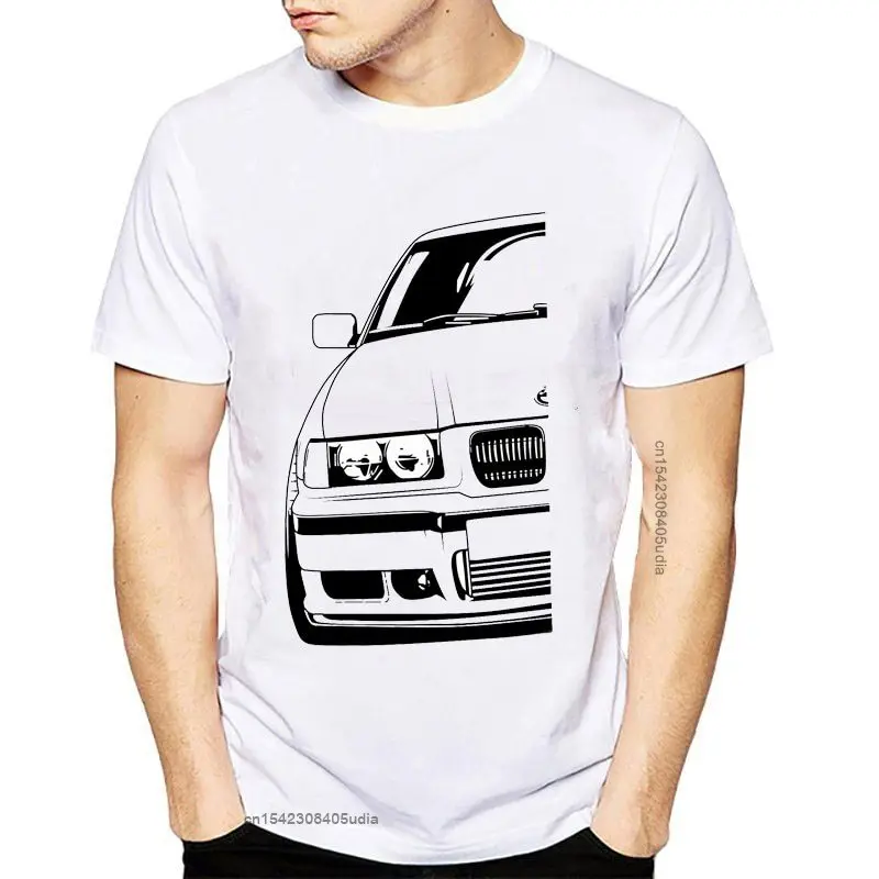 Camisas Cool Car Turbo E30 E36 E46 Men T Shirt Anime Tshirt Tee Shirt for Men Homme Tshirt Men Camisetas