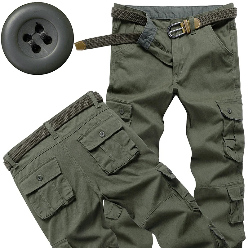 Men's Tactical Pants Casual Cargo Pants Outdoor Sports Work Trousers High Quality Joggers Hiking Pants Korean Sweatpants