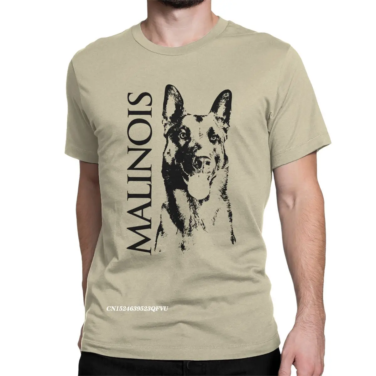 Malinois Dog Belgian Shepherd Mechelaar Oversized T Shirt Men Cotton Novelty T-Shirt EMO T Shirts Graphic Alternative Clothing