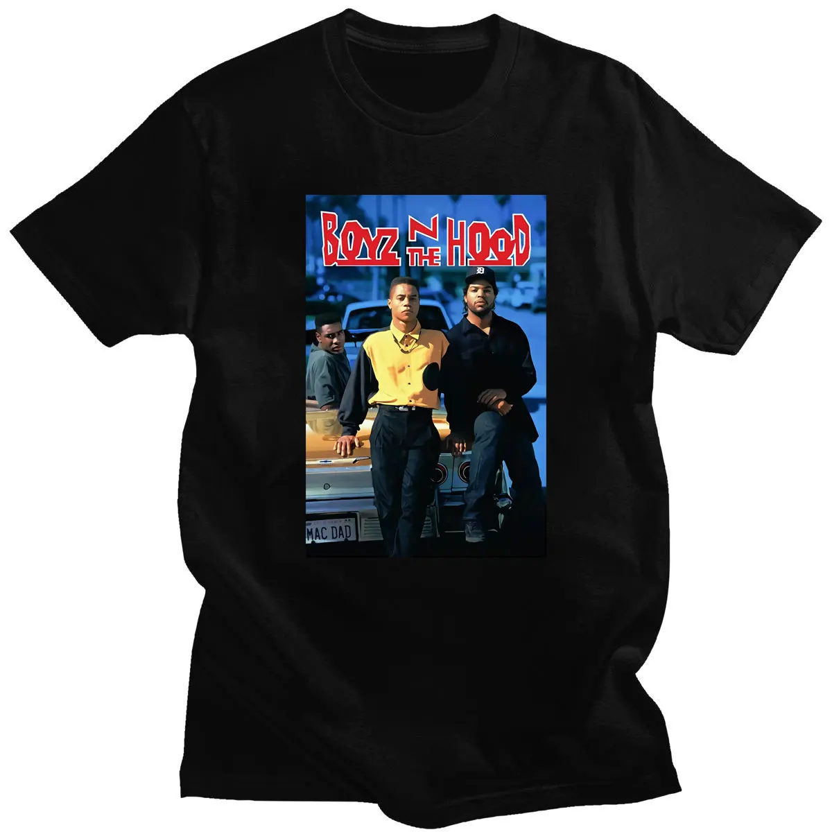 Doughboy Boyz N The Hood T-shirts Ice Cube 90's Movies Vintage Tshirts Men Fashion Short-sleev Tee Hip Hop Harajuku Tops