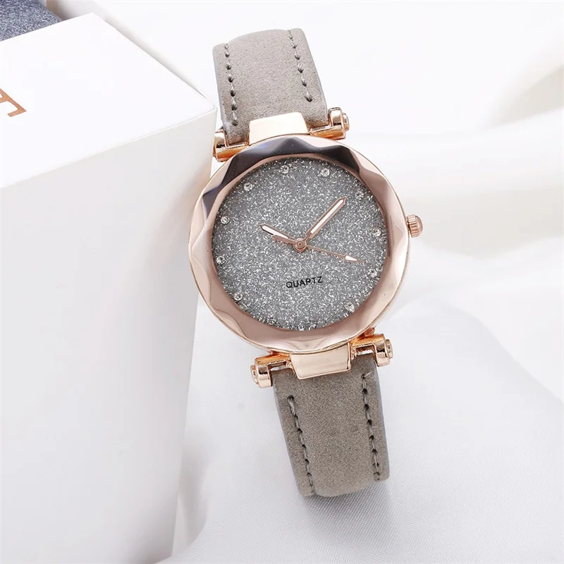 WOKAI high quality fashion casual ladies strap Quartz watch Student girl glow-in-the-dark waterproof clock retro