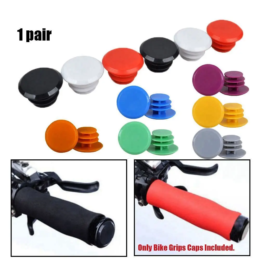 Main Bicycles Stoppers Covers 10 colors Bicycle Handlebar Accessories Grip End Plugs Cycling Handles Caps Road Bike Grips image