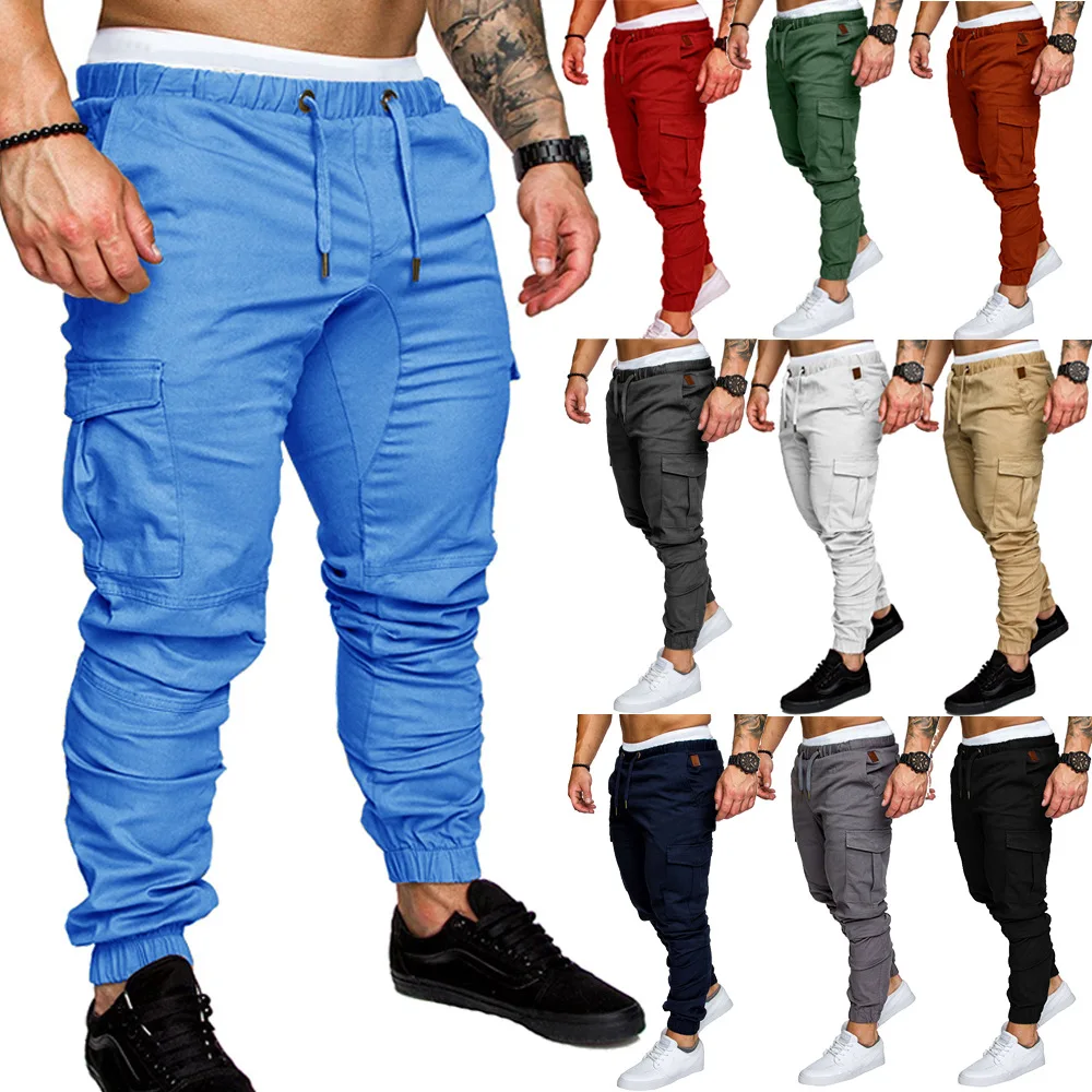 2022 Men's Sports Jogging Pants Casual Pants Daily Training Cotton Breathable Running Sweatpants Tennis Soccer Play Gym Trousers