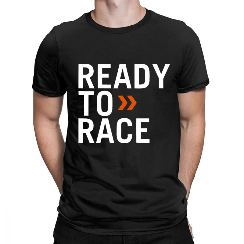 Summer T Shirt Ready To Race Novelty Tops Enduro Cross Motocross Bitumen Bike Life Tees men Clothes Printed T-Shirt