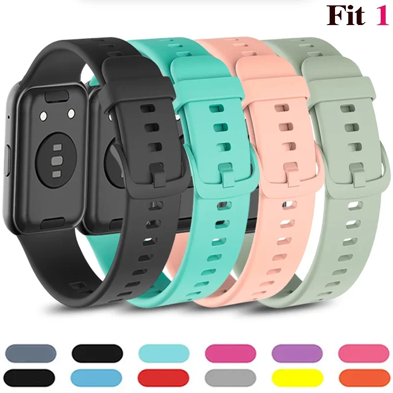 Silicone Band For Huawei Watch FIT Strap Smartwatch Accessorie correa Replacement Wrist bracelet huawei watch fit 2022 New Strap