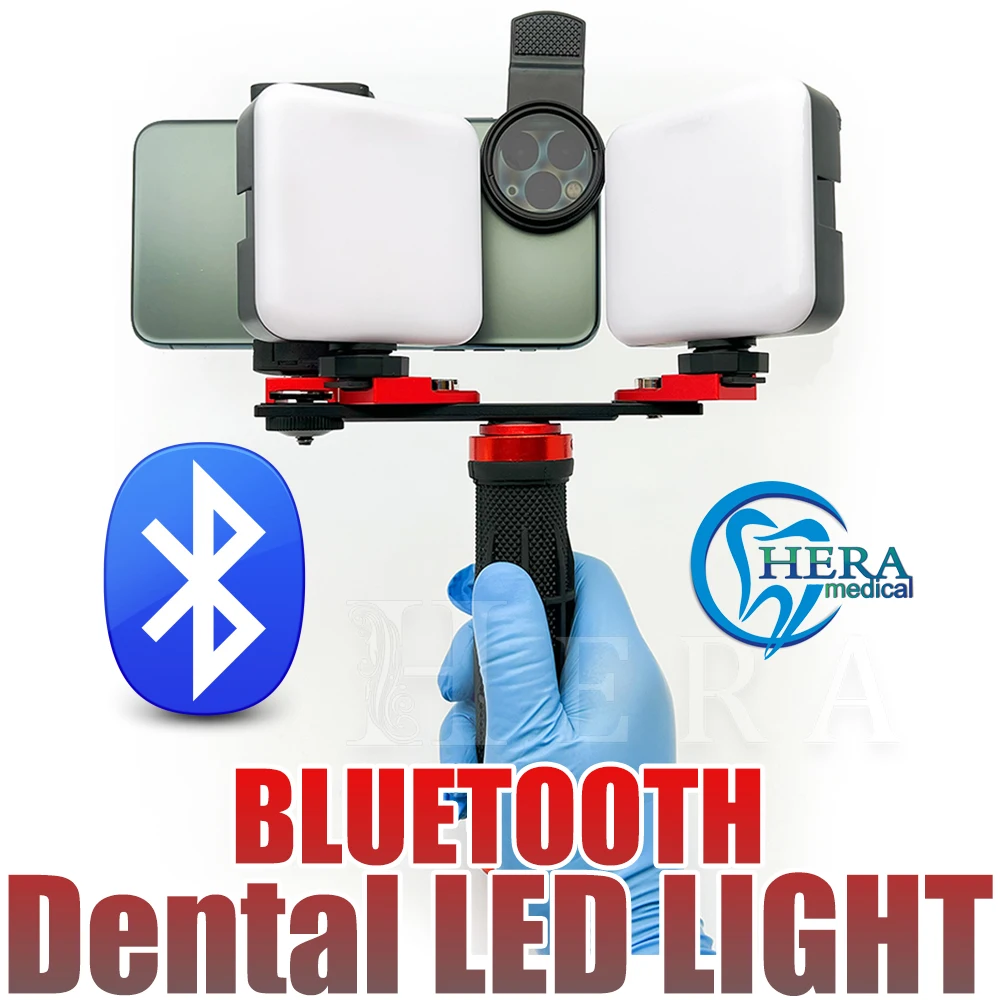 MK 16 Bluetooth Dental Flash Light Photography Equipment Dentistry LED Oral Filling Light for Dentist Lighting Dental Fill light