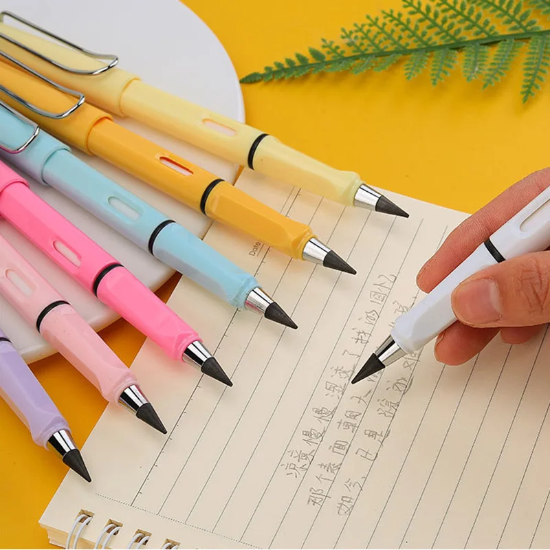 Main New Technology Unlimited Writing Pencil No Ink Novelty Eternal Pen Art Sketch Painting Tools Kid Gift School Supplies Stationery image