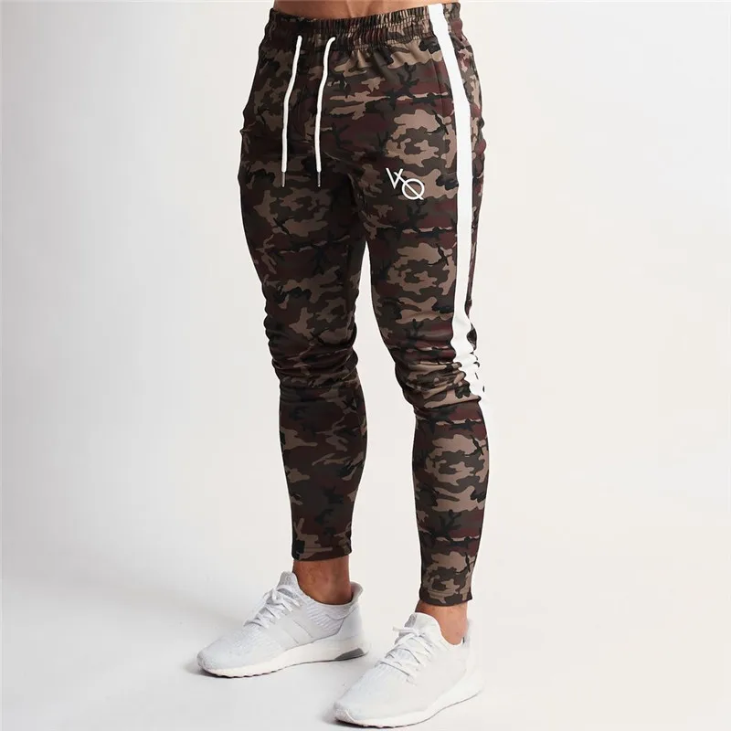 Men Sweatpants Gym Joggers Sports Fitness Camouflage Printing Casual Pants Outdoor Running Training Bodybuilding Sweatpants