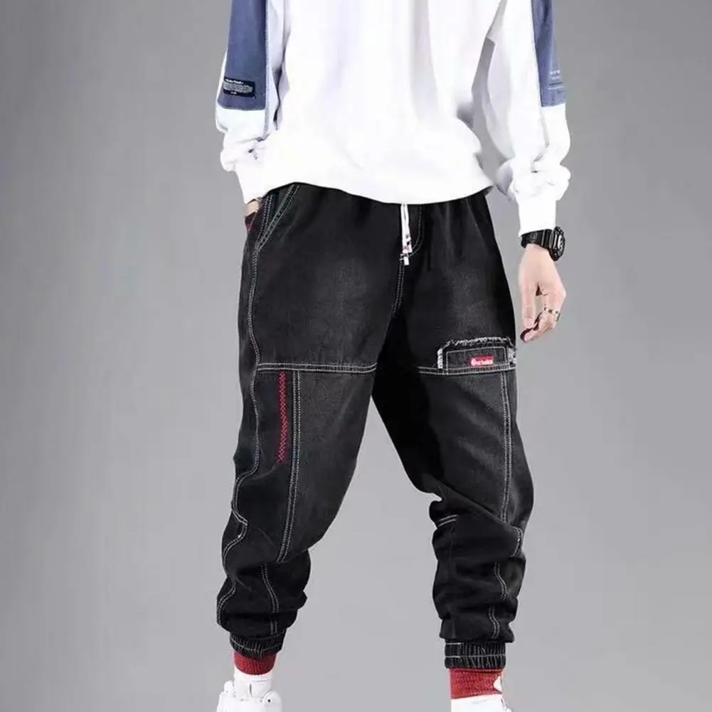 Autumn Winter Corduroy Sweatpants Men Baggy Joggers Casual Fleece Harem Pants Oversized 5XL Loose Dress-up Hip Hop Male Trousers