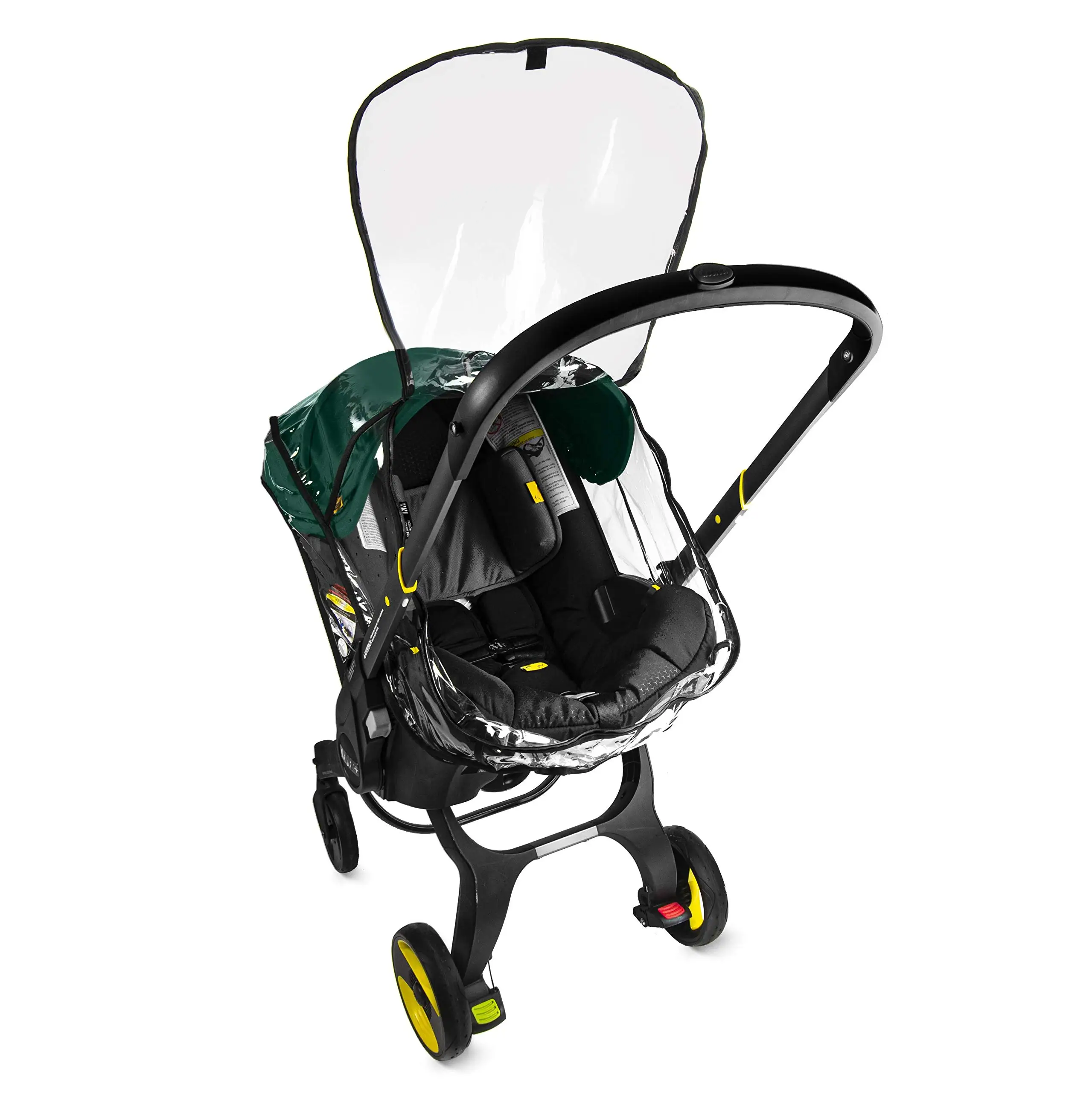 Rain cover thickened transparent EVA HD vision stroller raincoat for doona baby stroller 3 in 1 baby travel accessories