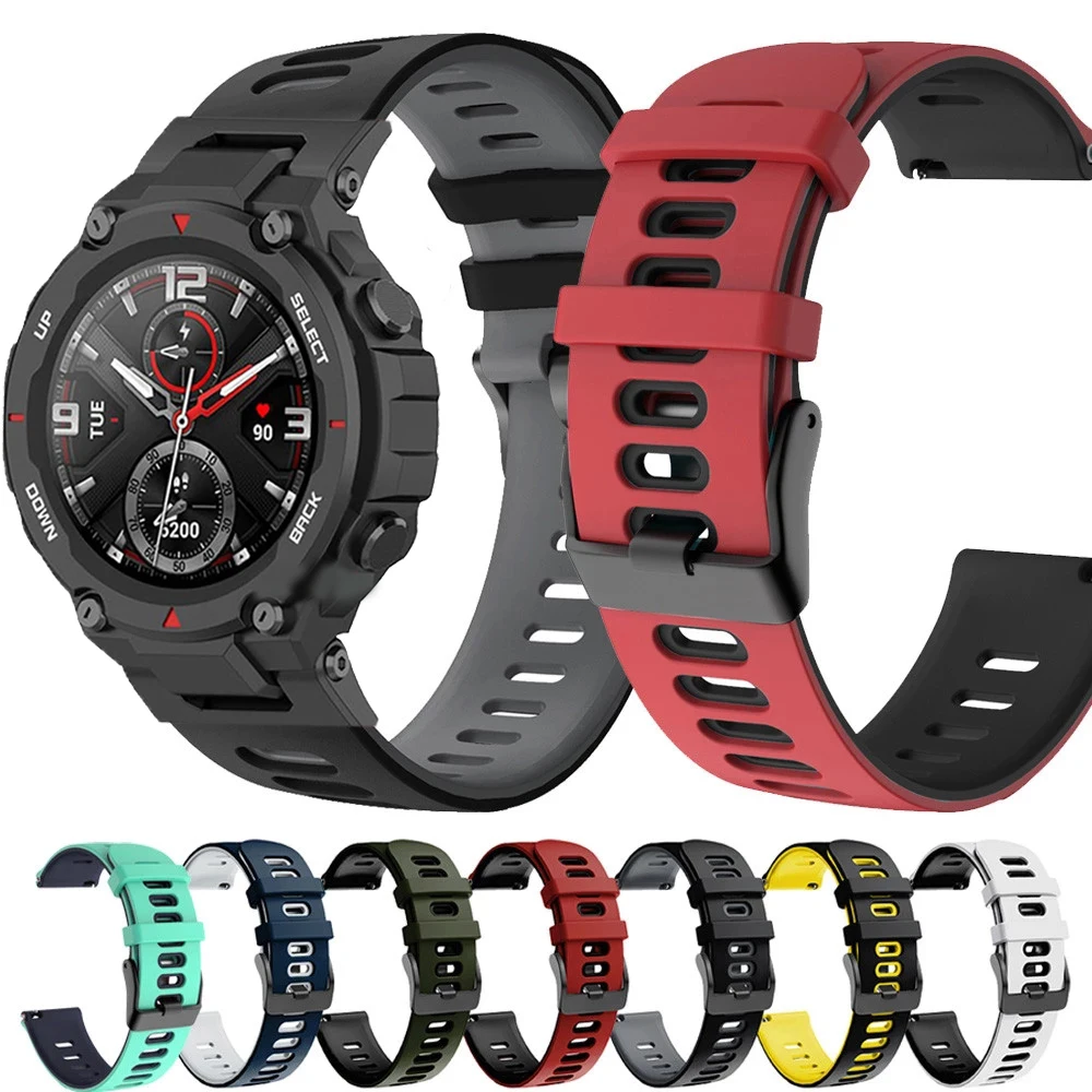 Soft Silicone Strap For Huami Amazfit T-Rex Smart Watch Band Sports Bracelet For Xiaomi Amazfit T-Rex T Rex Pro Correa Wristband