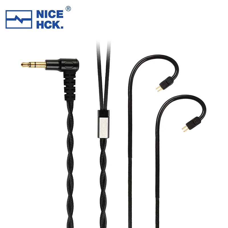 NiceHCK 5N Silver Plated OFC HiFi Earphone Upgrade Cable 3.5mm 0.78mm 2Pin For C2 TANGZU WAN ER ZERO LAN Aria HOLA Cadenza Olina