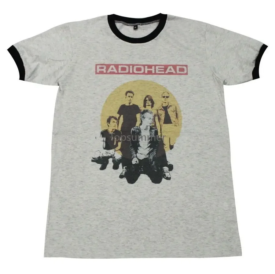 Radiohead Alternative Rock Band Creep Music Retro Gv512 Men Ringer T-Shirt