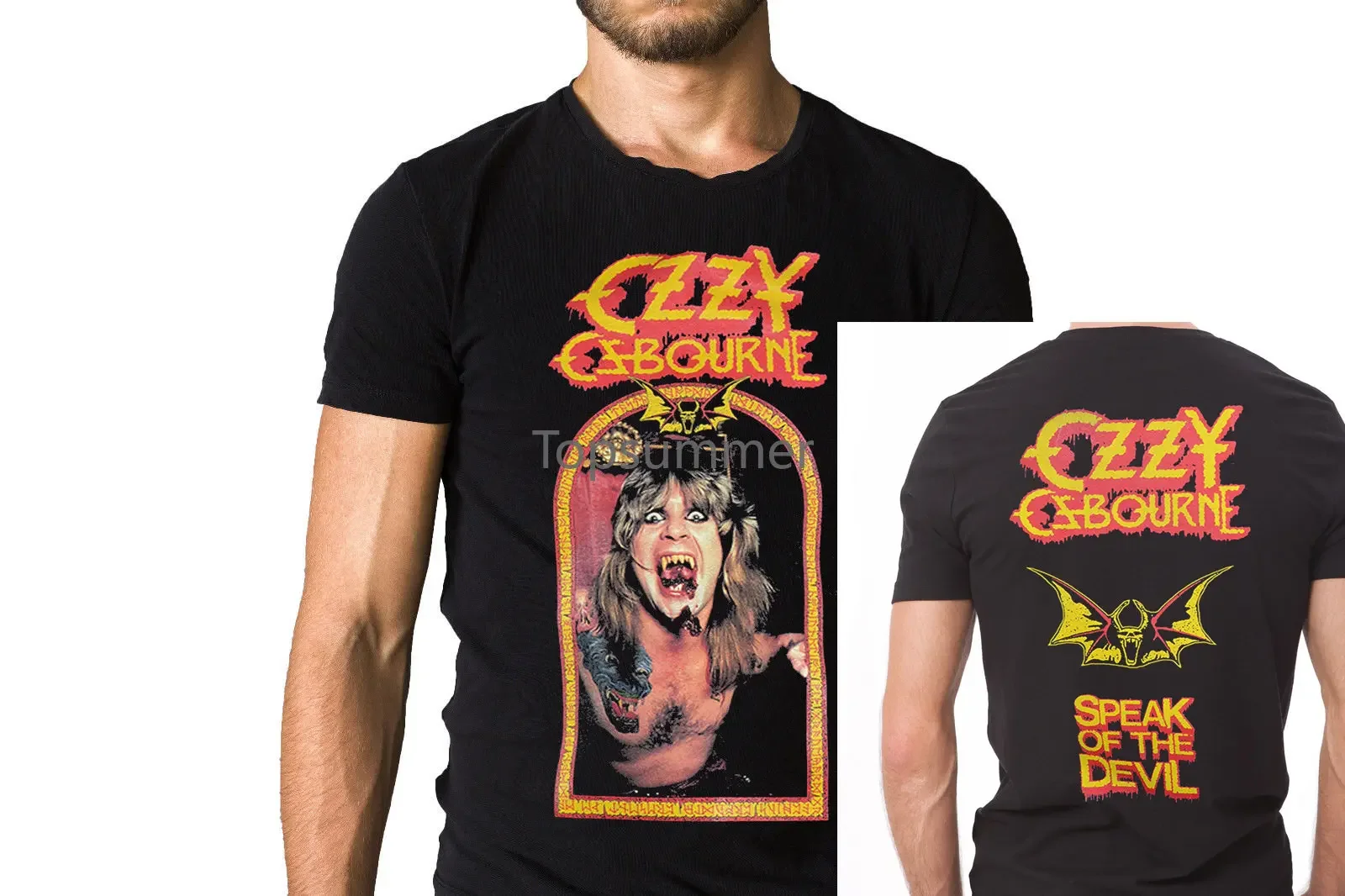 Ozzy Osbourne Speak Of The Devil 1982 Album Cover T-Shirt