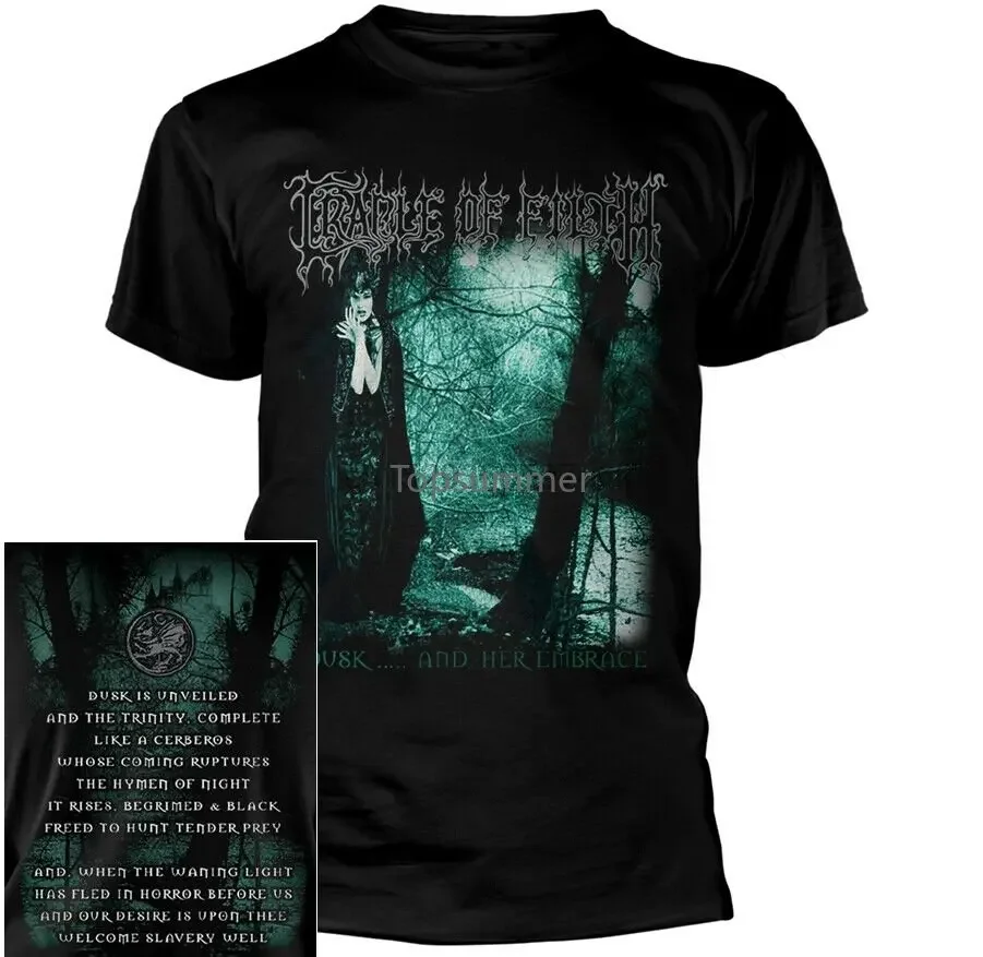 Cradle Of Filth Dusk And Her Embrace Shirt S-Xxl Metal T-Shirt Official Tshirt