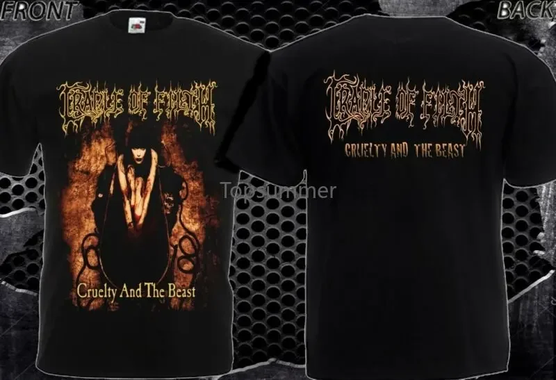 Cradle Of Filth Cruelty And The Beast-New Shirt Men'S-Dtg Printed Tee Size-S 7Xl