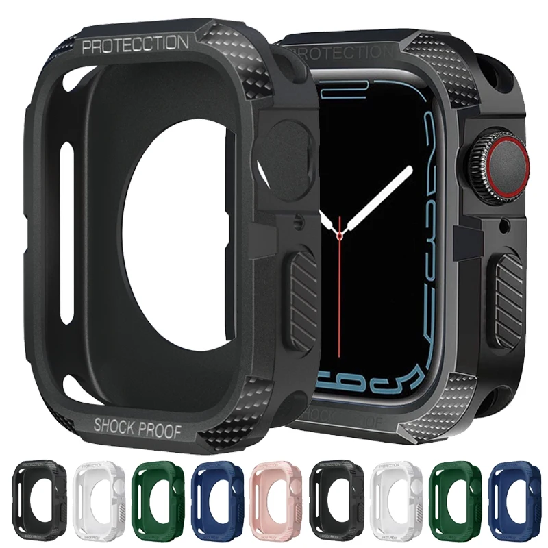 Cover For Apple Watch ultra 8 7 6 SE 5 3 Accessorie TPU Screen Protector case iwatch series 44mm 40mm 41mm 45mm 42mm 38mm 49mm