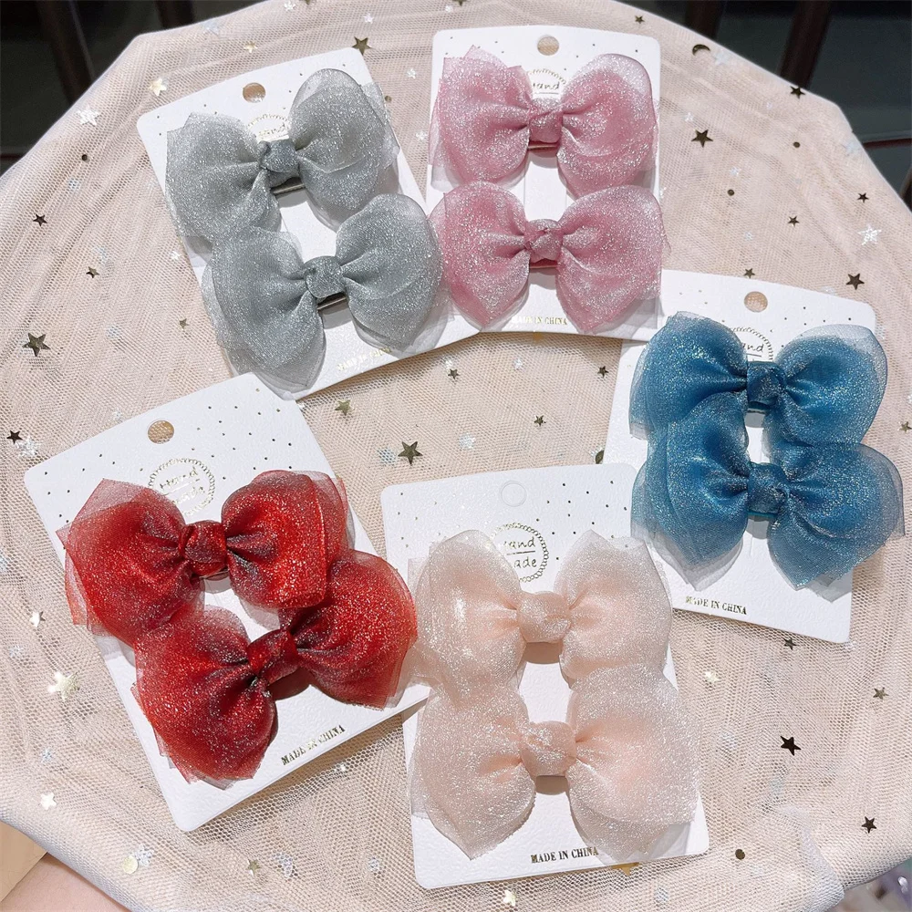 Children Bow Hairpin Kids Headwear Baby Hair Accessories Cute Girl Hairpin Fashion Hairpin Various Styles Kids Accessories