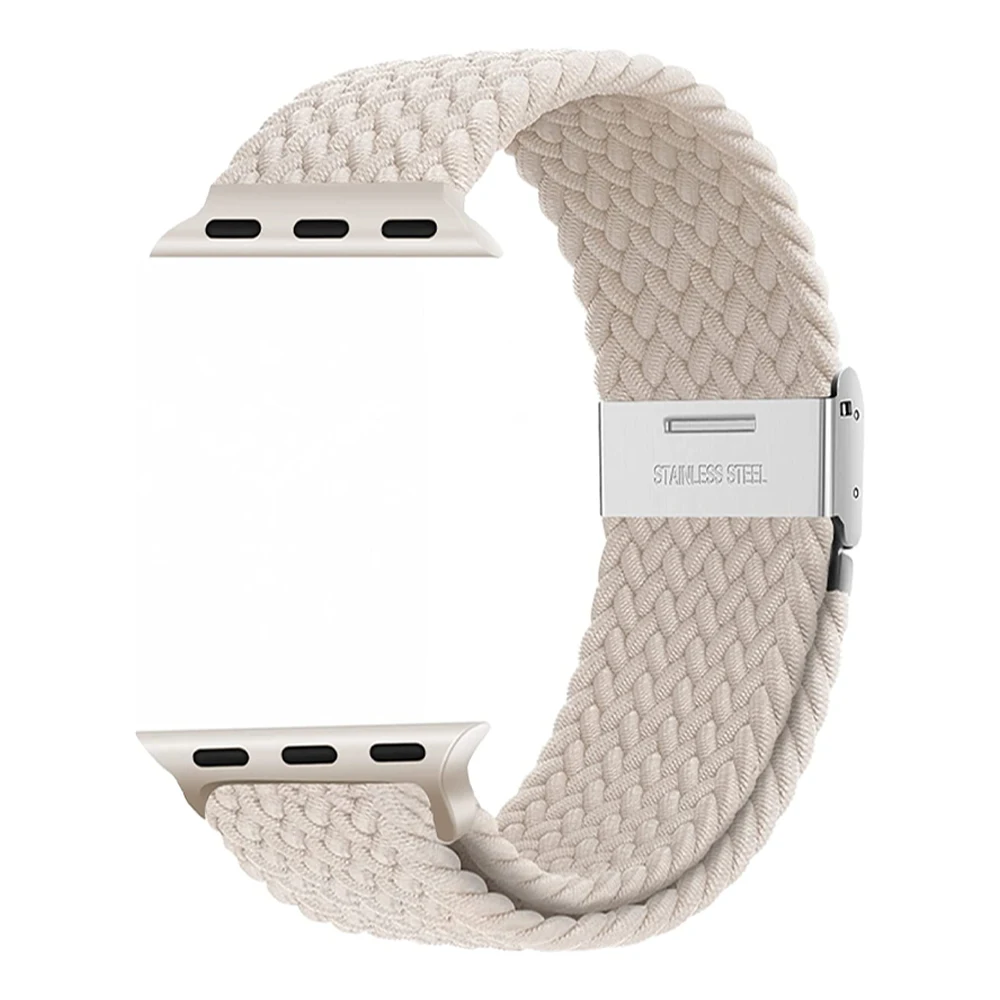 Strap For Apple watch band 45mm 44mm 49mm 40mm 41mm 42mm 38mm Braided loop correa bracelet iWatch series 8 9 7 3 5 se 6 4 Ultra