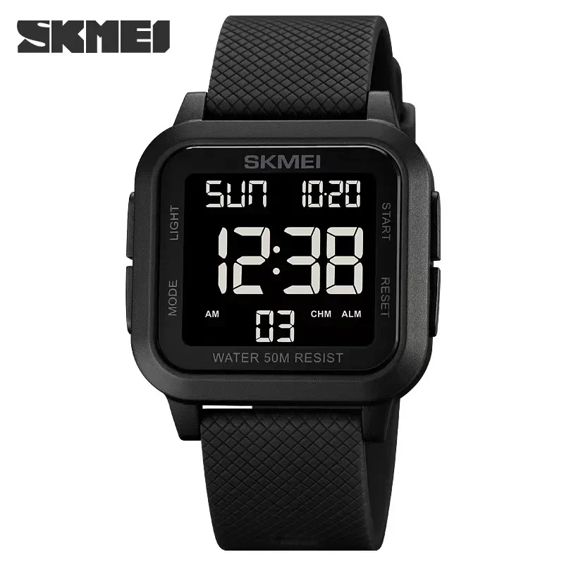 Skmei Men Alarm Chrono Clock 5Bar Waterproof Military Watches LED Display Shock Digital Watch Reloj Hombre Outdoor Watch 1894