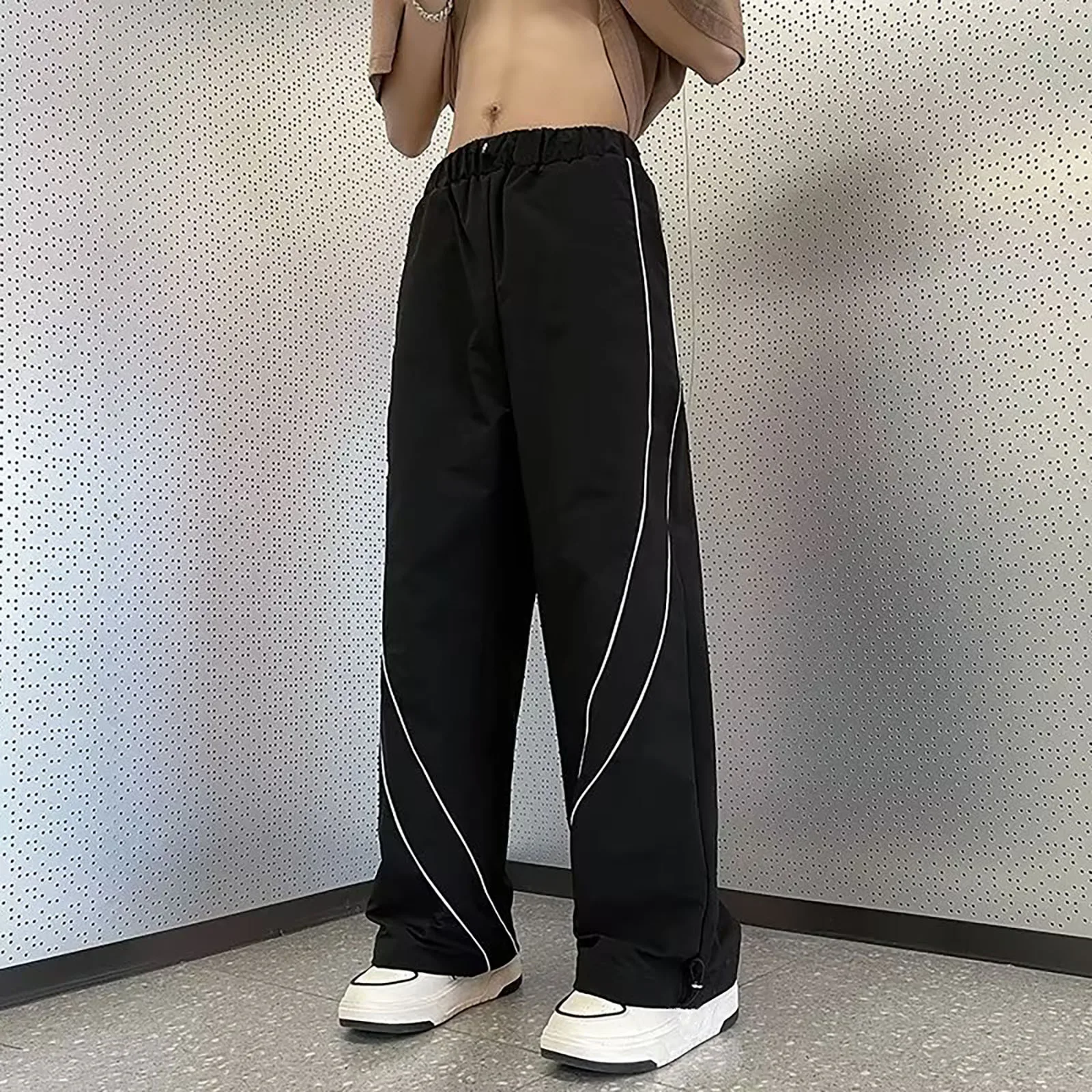 Y2k Men Streetwear Chic Cargo Korean Harajuku Casual Sweatpants  Pants For Women Sweatpants Wide Leg Joggers Trousers Clothes