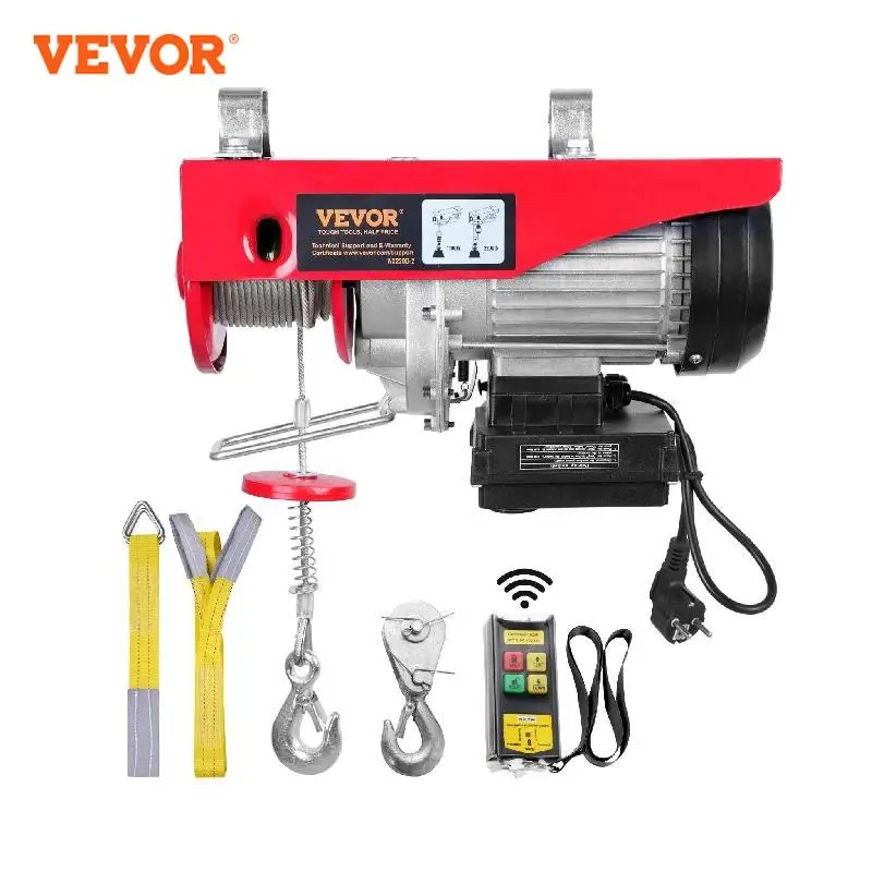 Spocket | Dropship | VEVOR 400-1000kg Electric Hoist Lifting Crane ...