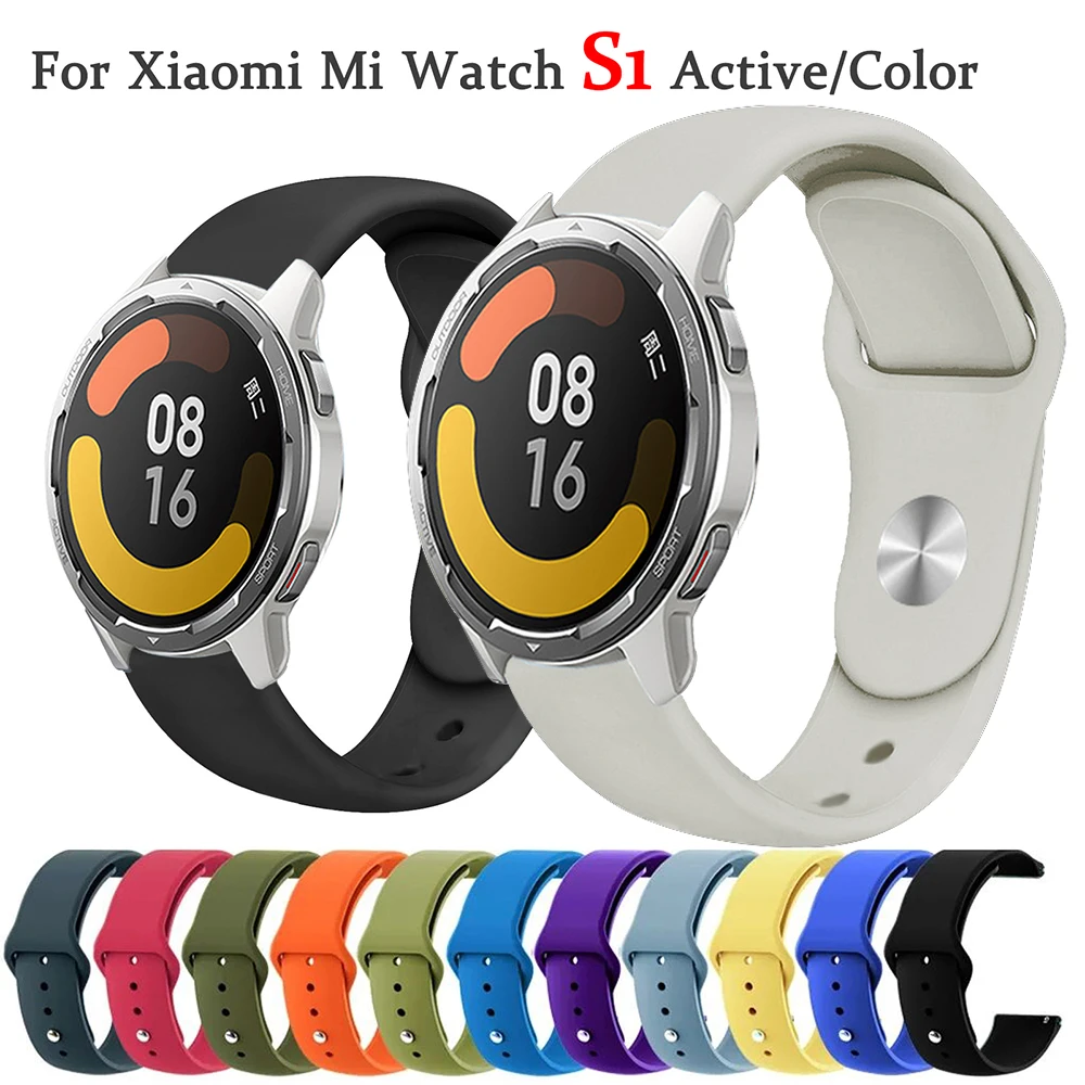 22mm Watch Band For Xiaomi Watch s1/s1 Active Strap Replacement Strap For Xiaomi Mi Watch Color Watchbands For Mi Watch Color 2