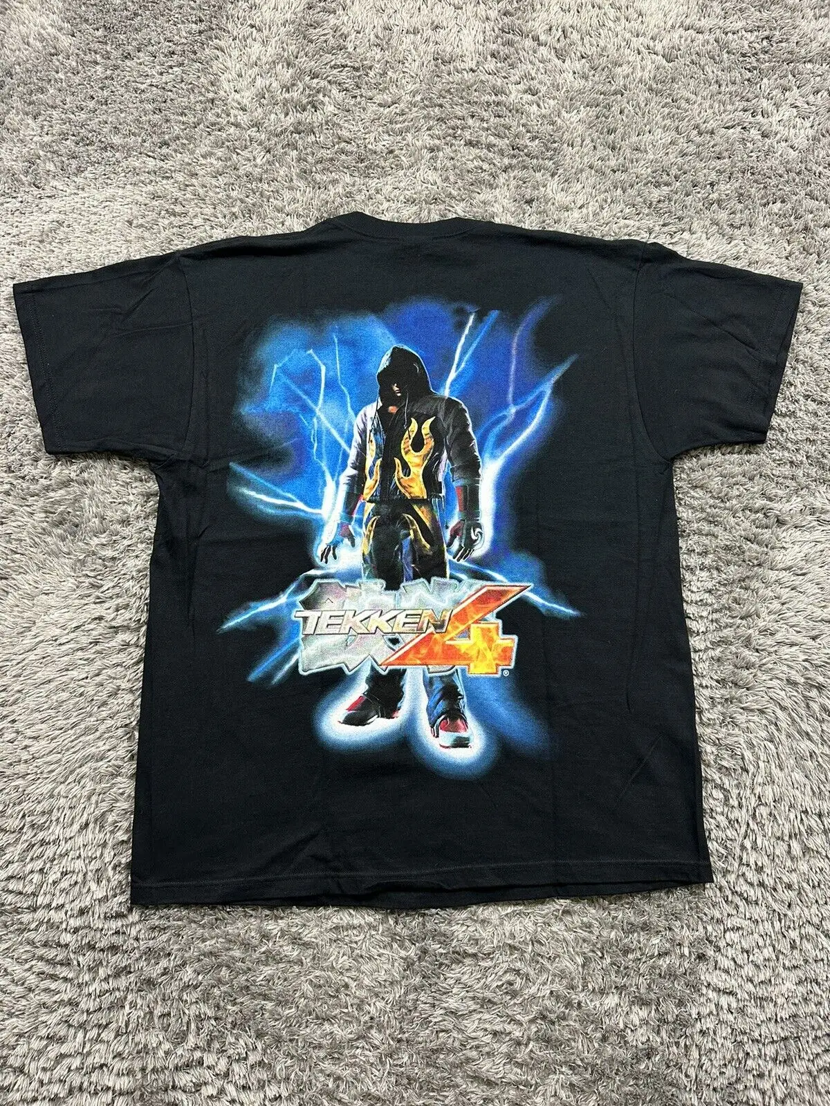 Vintage Tekken 4 Namco Promo Arcade Gaming 2001 Y2K Era T Shirt Xl