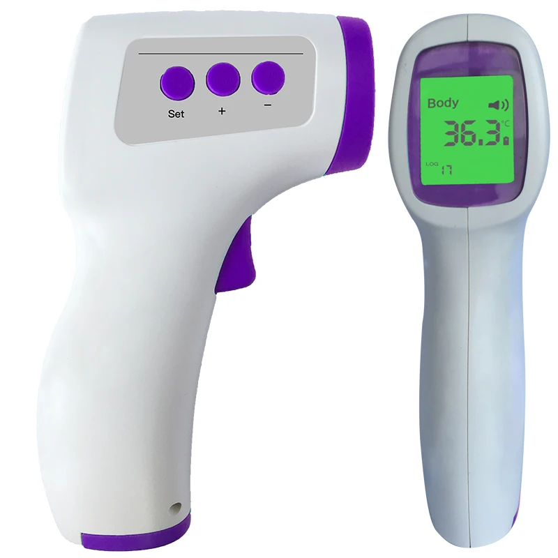 Main Non-Contact Adult Kid Baby Forehead Infrared Thermometer Gun Medical Digital Thermometer Laser Body Temperature Measurement Tool image