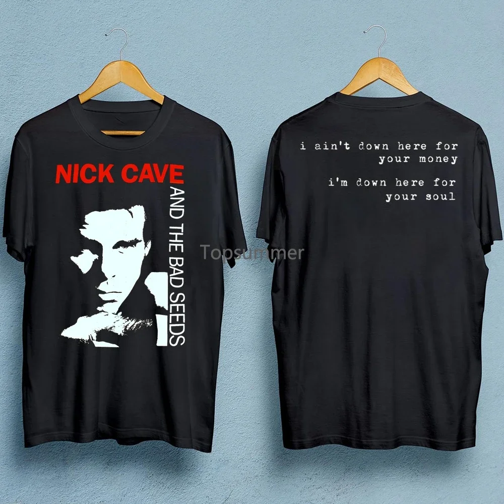 Nick Cave And The Bad Seeds Double-Sided T-Shirt Black Unisex Jj2033