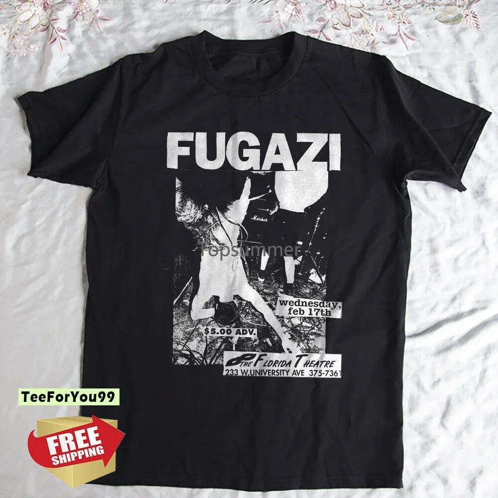 Fugazi Band Black Unisex T-Shirt Size S-5Xl Free Shipping