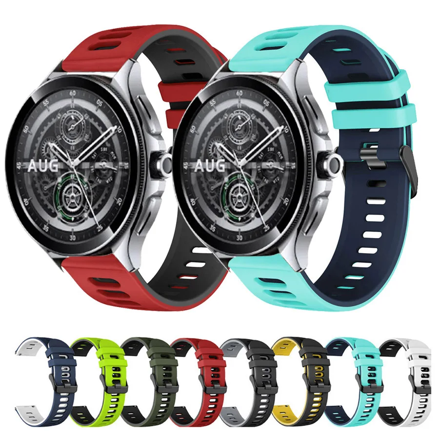 For Xiaomi Watch 2 Pro Strap Silicone Bracelet For Mi Watch S3 Color 2 S1 Active Pro S2 42 46mm SmartWatch Band Correa Accessory