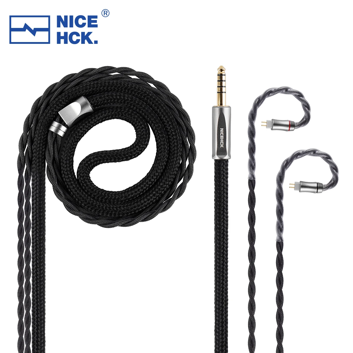 NiceHCK AceOrpheus Flagship Earphone Cable 8N OCC IEM Wire MMCX/0.78mm/PentaconnEar for SR5 White Tiger Performer8 NEKO S12 Pro