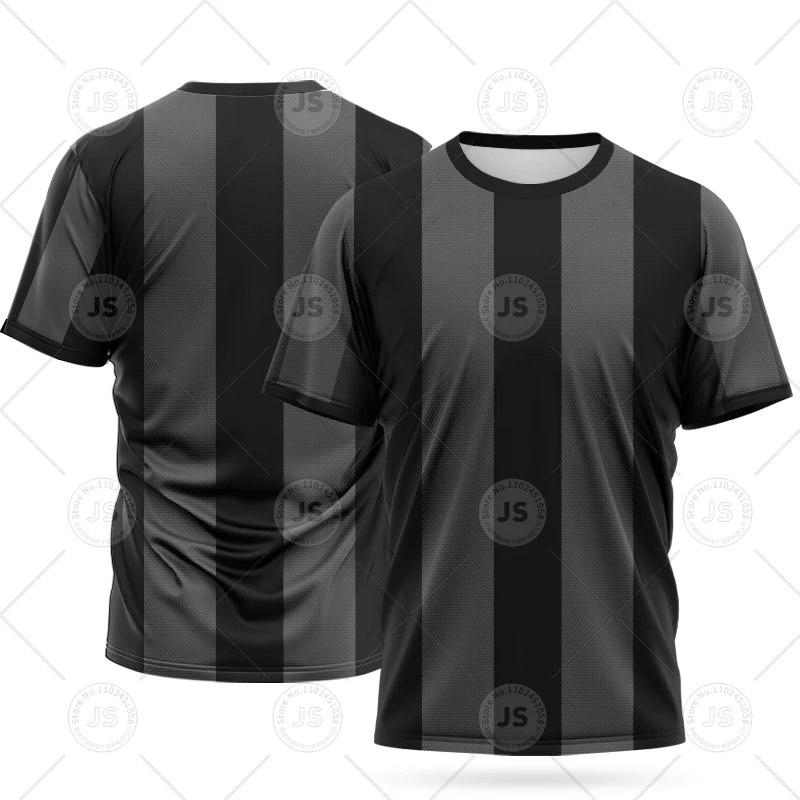 Customized Striped T-Shirt Free Printing Logo Name Number Summer Ice Mesh Fabric Casual Sports Shirt Team Outdoor Running Short