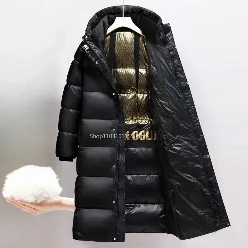 Winter Men's Down Jacket High Quality Thicken Waterproof Thermal Coat Men Lengthened Solid Color Short Hooded Warm Coats 3XL