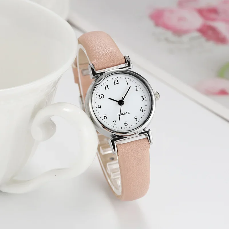 Fashion Small Dial Casual Watch Luxury Women Brand Quartz Alloy Watch Ladies Leather Wristwatch for Women Zegarek Damski