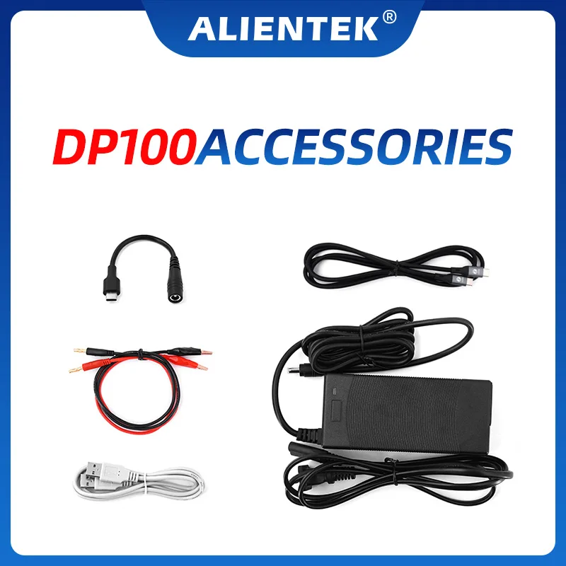 Main DP100 DC Power Supply Accessories Alligator clip test cable C2C data cable 32V power adapter for DP100 output image