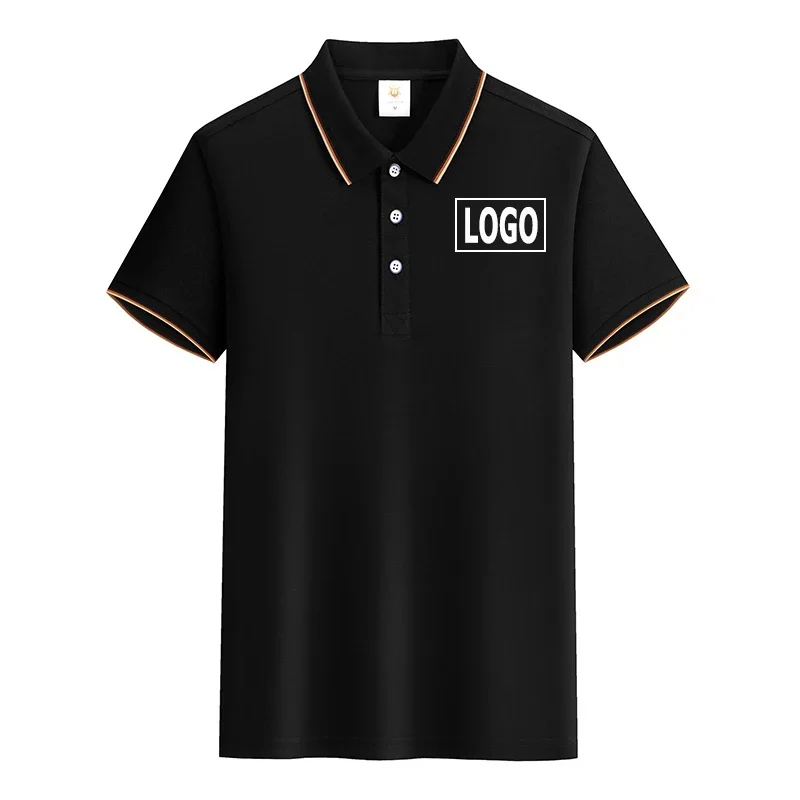 2024 Server Polo Custom Logo Restaurant Hotel Waiter Shirt for Men Women Work Uniform Coffee Catering Polos Food Seller Clothing