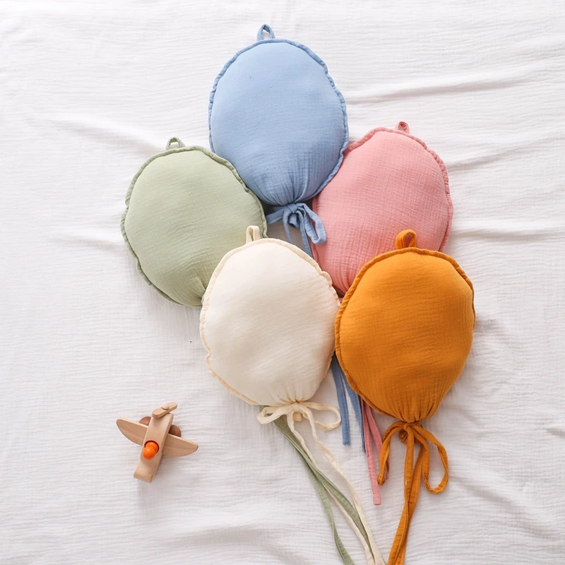 Balloon Wall Hanging Ornaments Cotton Kids Pillow Room Cotton Balloon Hanging Decorations Newborn Photography Props Accessories