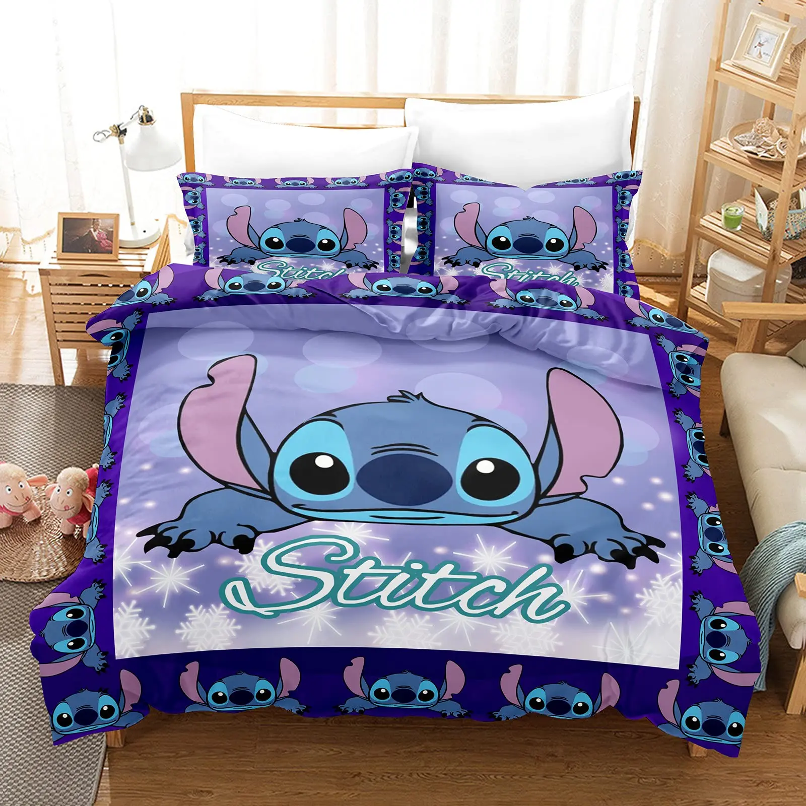 Disney purchases stitch, quilt, king size and pillow