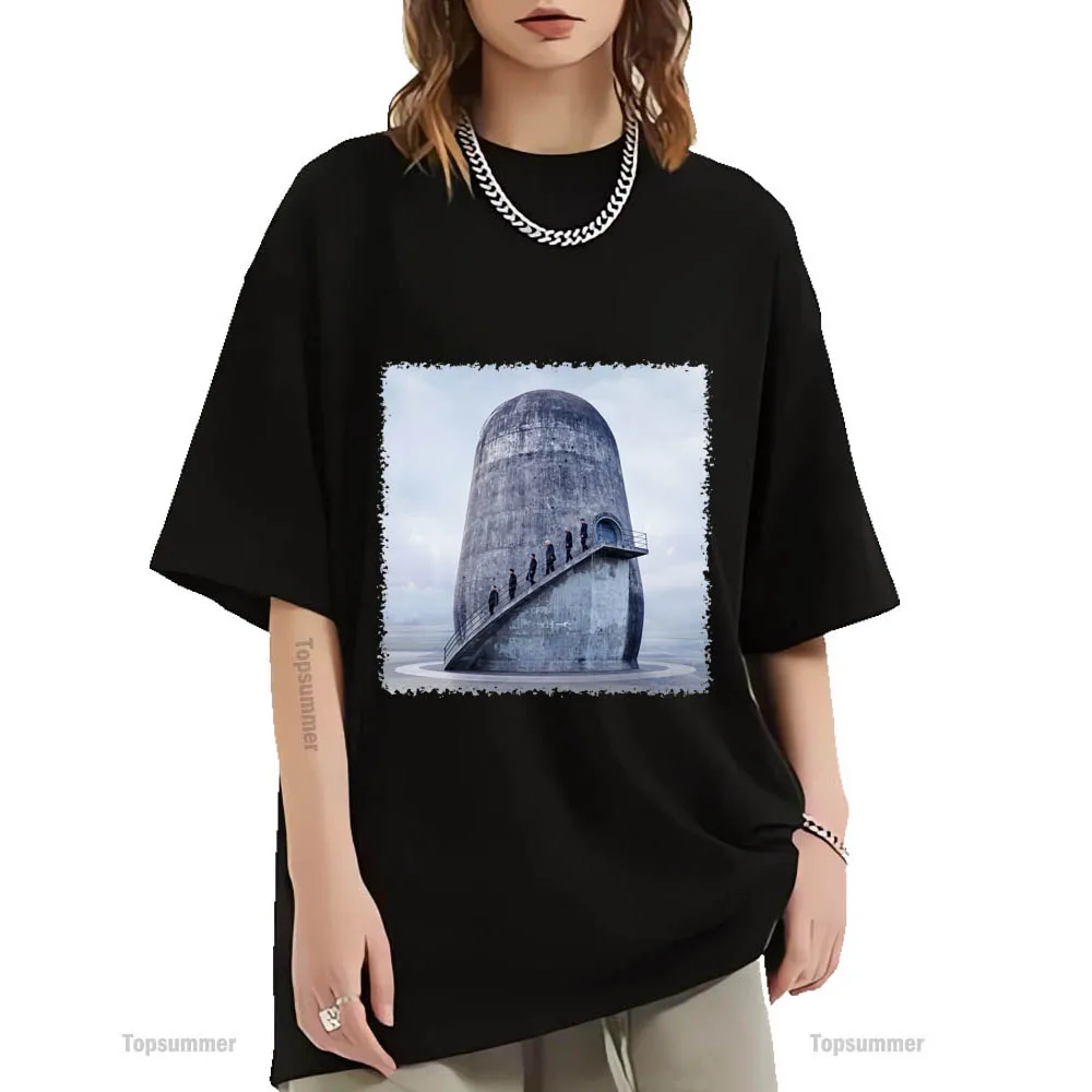 Zeit Album T Shirt Rammsteins Tour T-Shirt Boys Girls Summer Cool Graphics Print T-Shirts Teens Short Sleeve Top