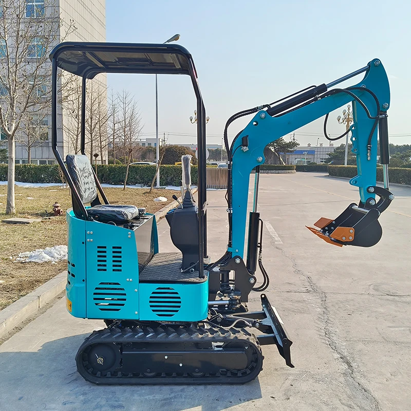 Main Chinese 1t crawler digger 1 Ton Mini Micro Excavator Bagger Price With CE EPA EUR5 image