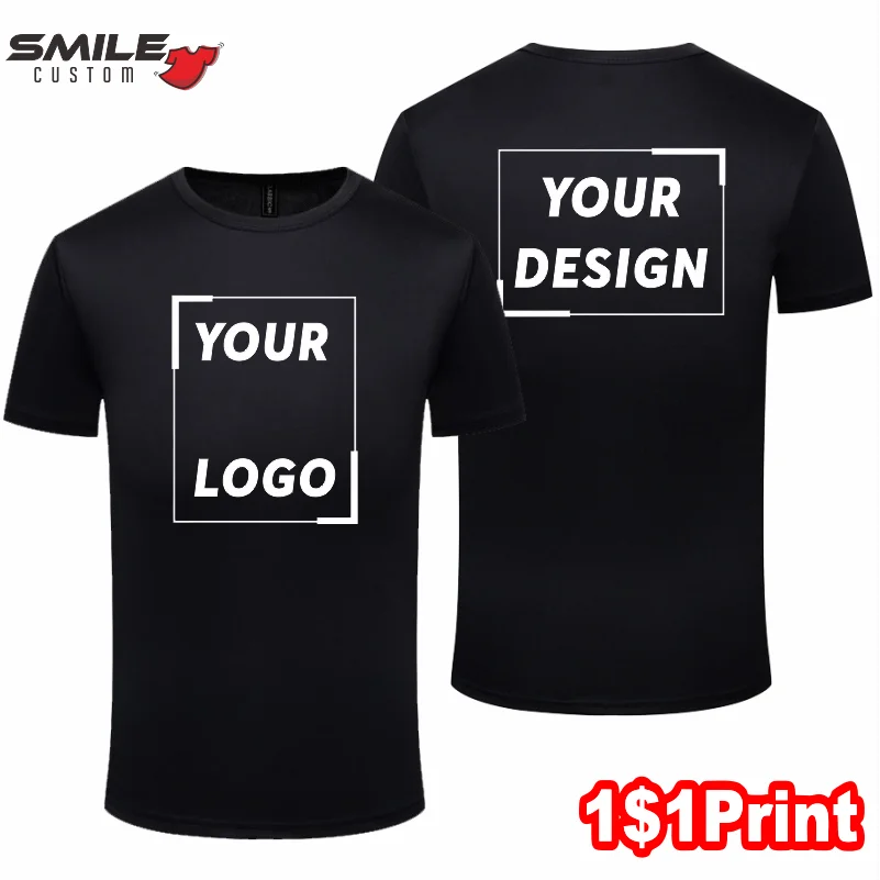 Summer Men And Women Short Sleeve Sports T-Shirt Design Logo Fitness Breathable Quick Dry Top Custom Print Embroidery Pattern